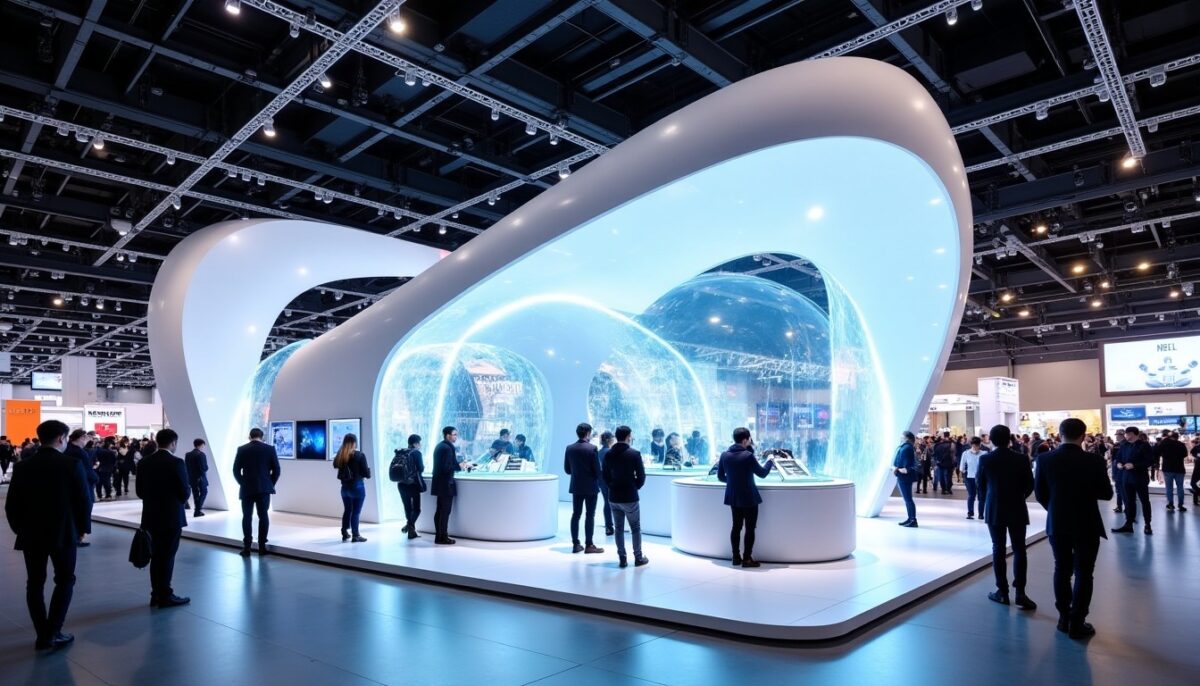 Un stand de salon qui saisit le regard dès les premiers instants
